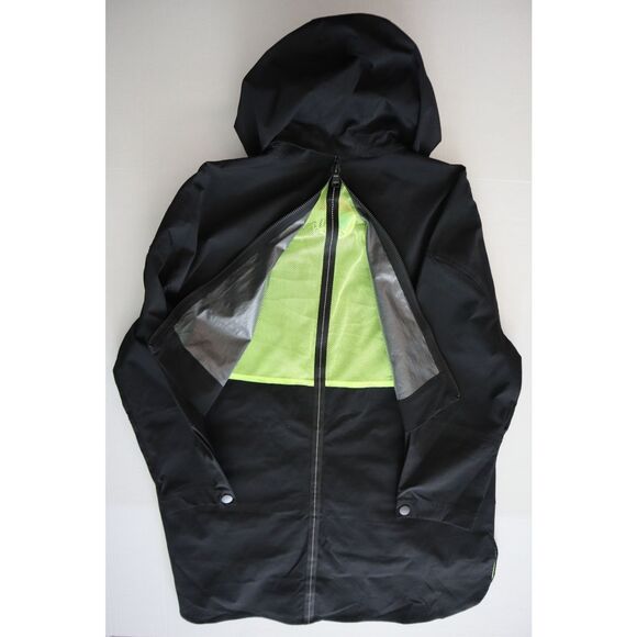 My Anorak 50838SN Women's Sz L Black 2-Way Zip Front Hooded Trails Jacket - Picture 11 of 11